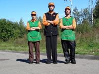 le personnel au complet