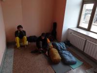 arrivee a la gare de krasnoyarsk