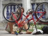 la roue avant cette fois